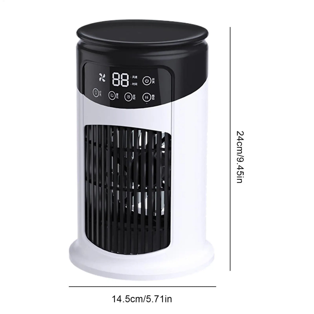 Portable Evaporative Air Cooler – 6-Speed Fan & Humidifier Evaporative Air Cooler Axl