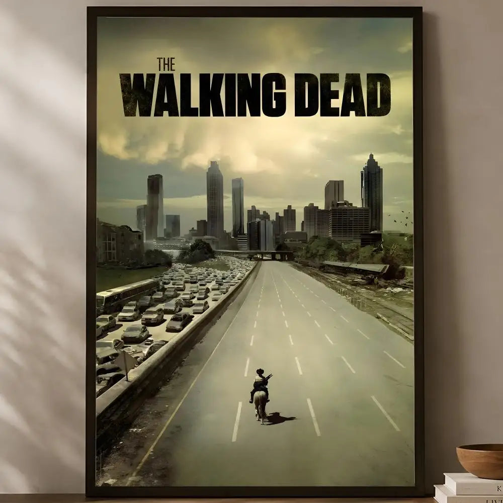Walking Dead Self-Stick HD PVC Wall Poster – Waterproof Decor