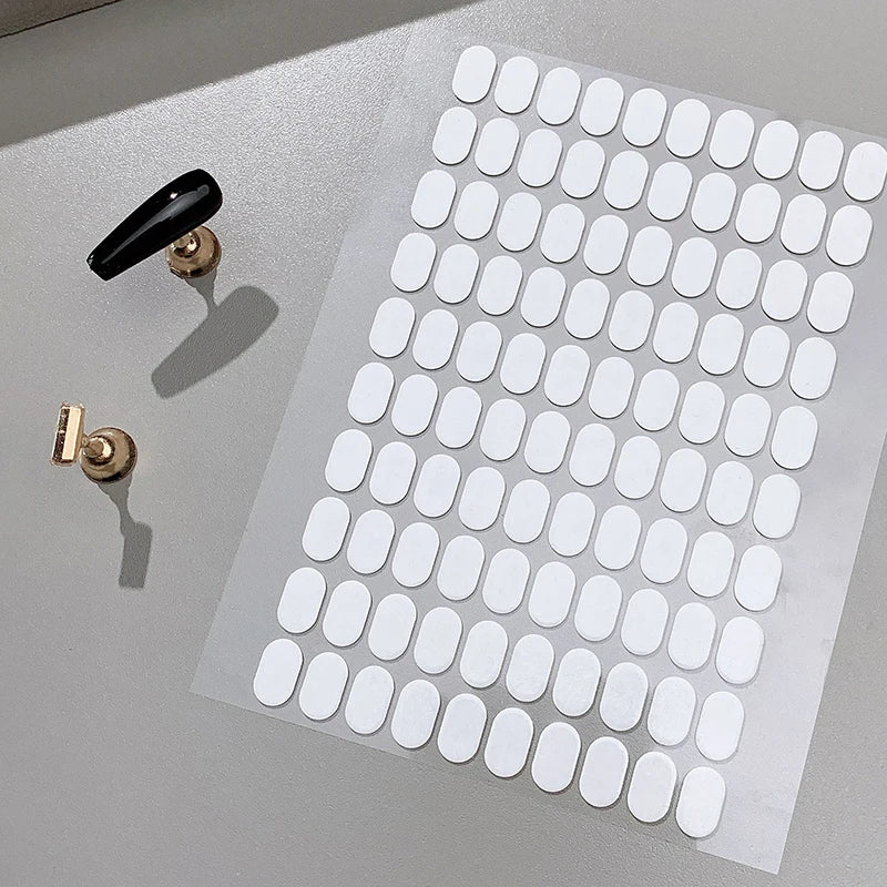 200 Pcs Double-Sided Nail Tape for False Nail Display Stand Nail Art Adhesive Axl
