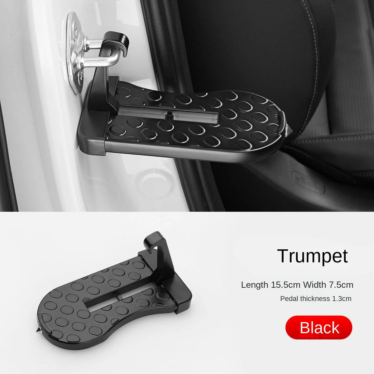 Universal Car Step Pedal – Off-Road Door Entry Ladder Climber Car Entry Step Axl Small black