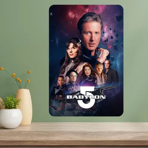 Babylon 5 Metal Poster Sign – Retro TV Show Wall Art Metal Wall Sign Axl aluminum sign aluminum 20x30cm
