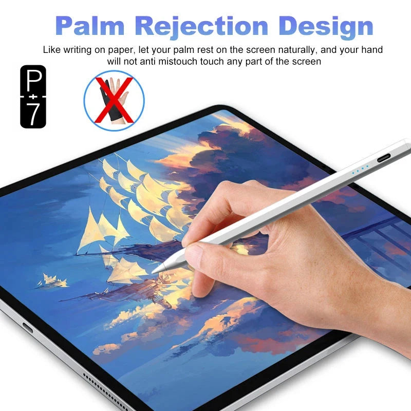 P+7 iPad Stylus Pen – Tilt, Palm Rejection, Magnetic iPad Stylus Pen Axl