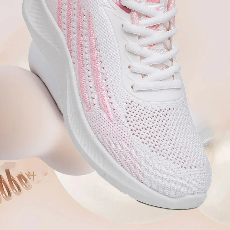 Women's Air Mesh Casual Sneakers – Anti-Slip Flat Shoes Casual Sneakers Axl