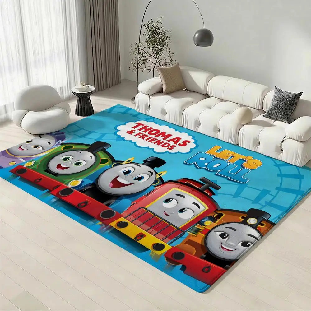 Thomas & Friends Kids Floor Mat – Non-Slip Soft Flannel Rug Kids Area Rug Axl