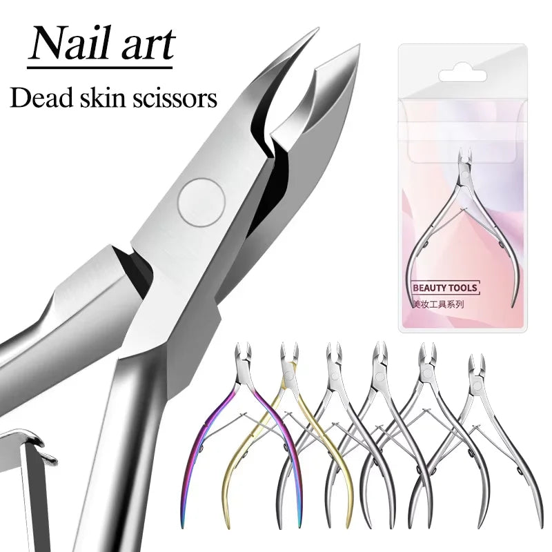 Stainless Steel Cuticle Nipper – Nail Trimmer & Pedicure Tool Cuticle Nipper Axl