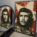Che Guevara Classic Wall Poster Sticker – HD Self-Adhesive Art Wall Poster Sticker Axl Black8 15X20cmNoframe