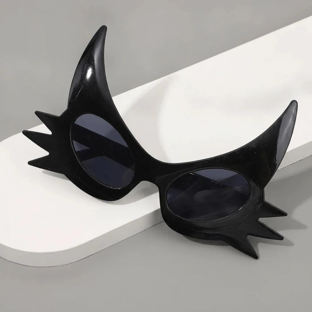 Skeleton Hand Halloween Costume Sunglasses | Spider Web Frame Costume Eyeglasses Axl Style 2