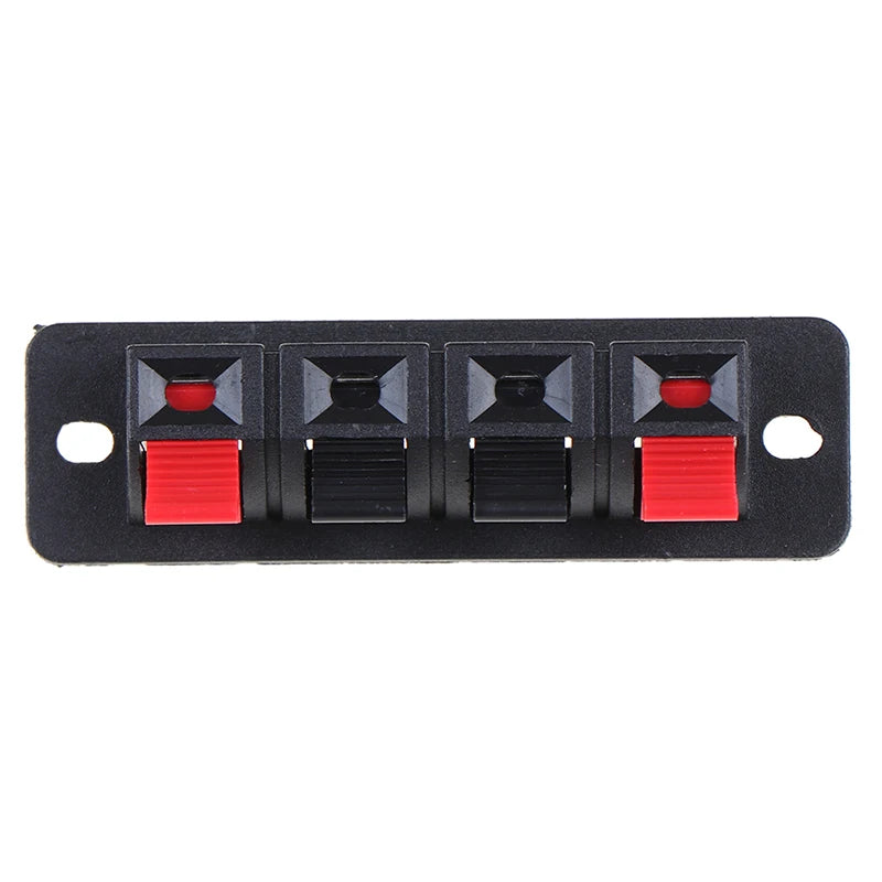 2-Pack 4-Position Spring Clip Speaker Terminal Connectors Speaker Terminal Connector Axl