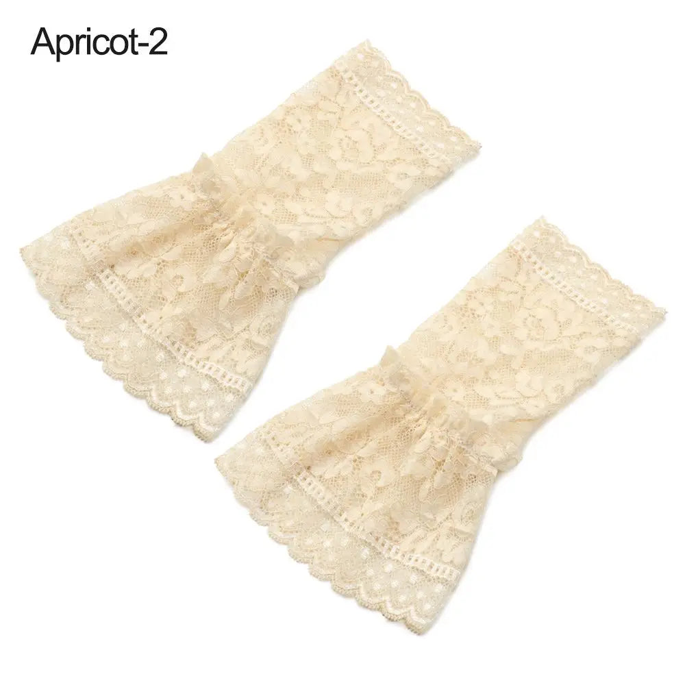 Lace Ruffle Detachable Fake Cuffs – Decorative Sleeve Cuffs Decorative Sleeve Cuffs Axl apricot-style2