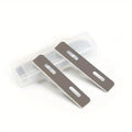 10-Pack Stainless Steel Replacement Blades for Leather Skiver Leather Craft Blades Axl 10Pcs