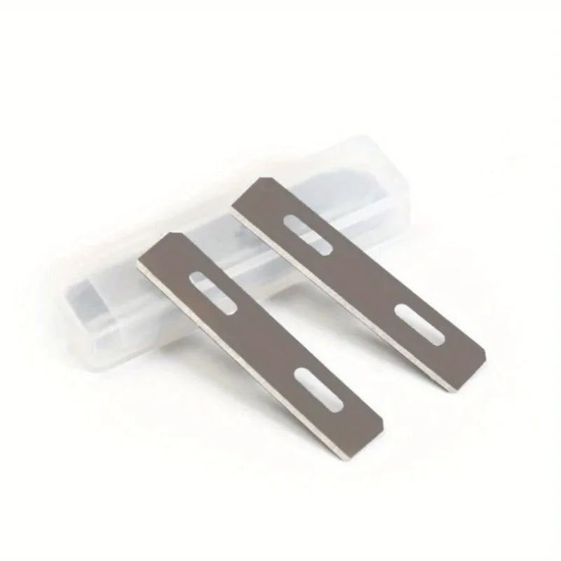 10-Pack Stainless Steel Replacement Blades for Leather Skiver Leather Craft Blades Axl 10Pcs