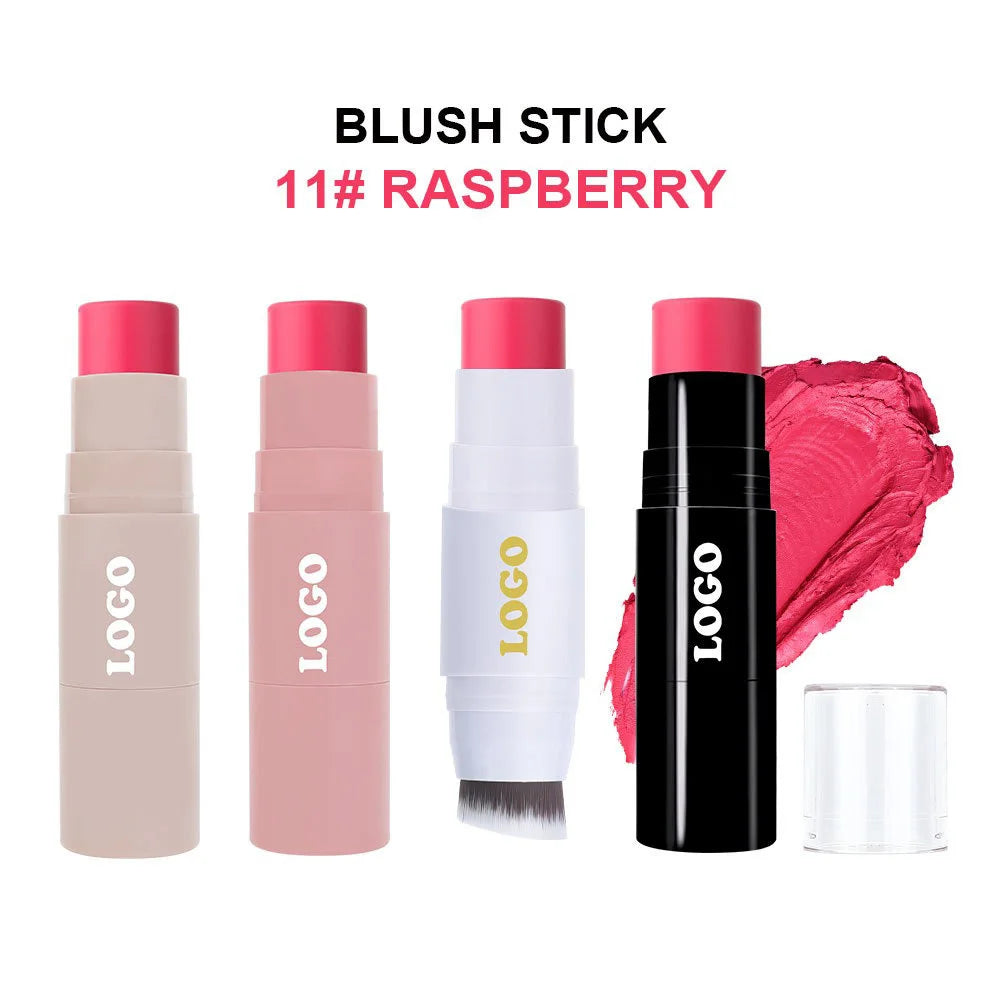 Double-Sided Blush Stick with Brush – Brightening Blusher Blush Stick Axl