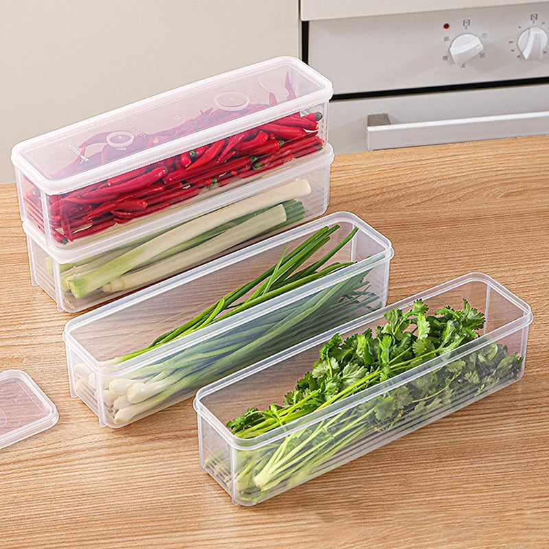 Rectangular Plastic Food Storage Container – Airtight Fridge Box Food Storage Container Axl