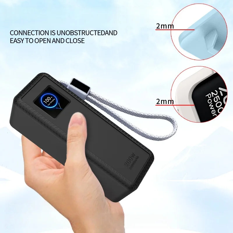 Silicone Case for UGREEN 25000mAh 200W PB728 Power Bank Power Bank Case Axl