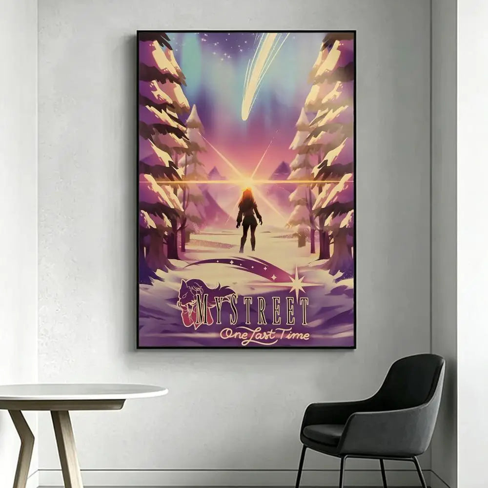Aphmau HD Waterproof Wall Poster – Gaming Room Home Decor Wall Art Poster Axl White15 15X20cmNoframe