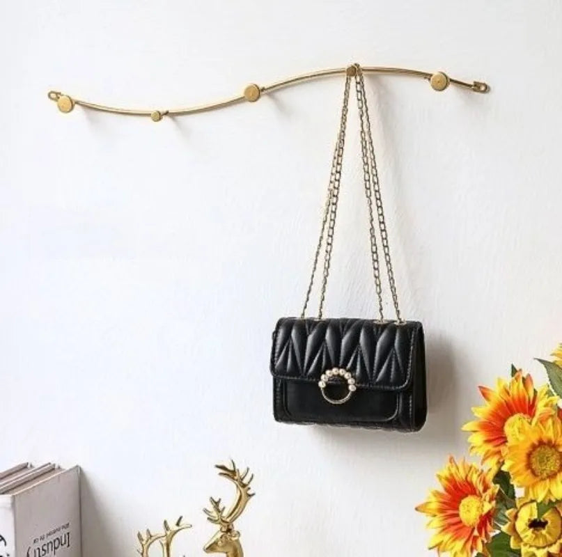Wall Coat Rack – Iron 5-Hook Minimalist Clothes Hanger Wall Coat Rack Axl