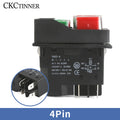 IP55 Electromagnetic Push Button Safety Switch 110V/220V 15A Push Button Switch Axl 4PIN 110V