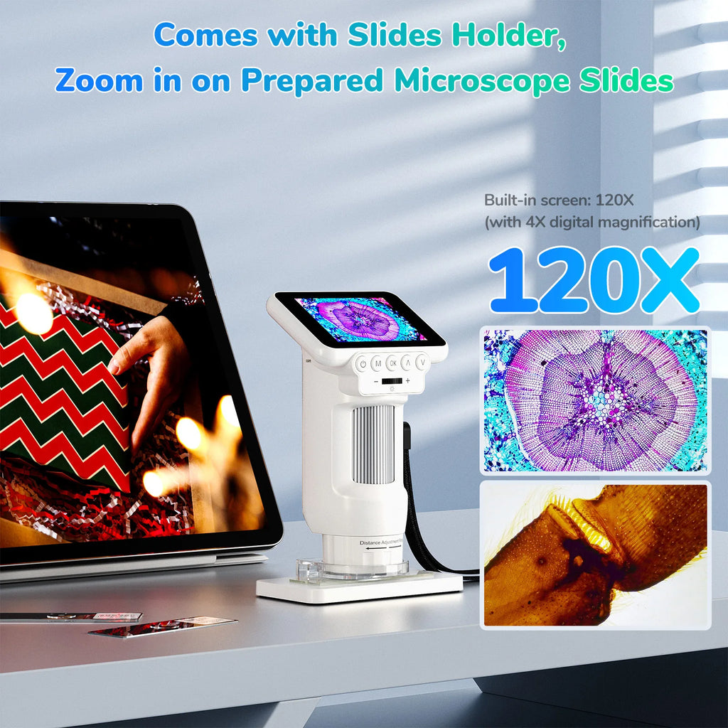 Portable Handheld Digital Microscope 500X – Kids Science Toy Digital Microscope Axl