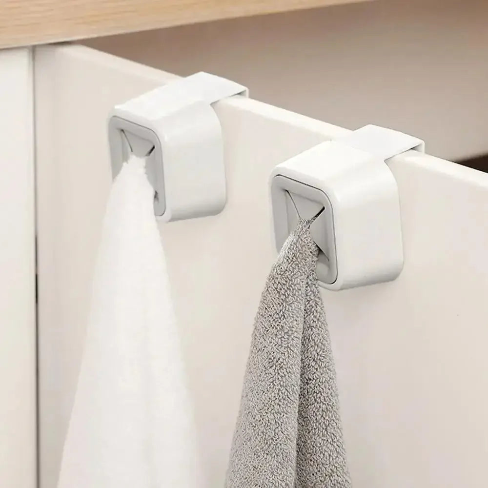 2-Pack Towel Plug Hook – Bathroom & Kitchen Towel Holder Towel Hook Clip Axl