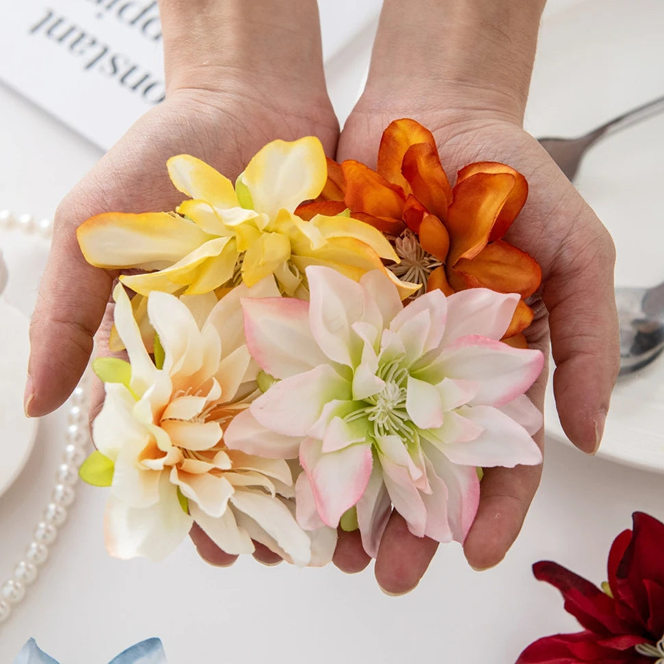 50/100 PCS Silk Lotus Artificial Flowers – Wedding & Home Decor Artificial Silk Flowers Axl