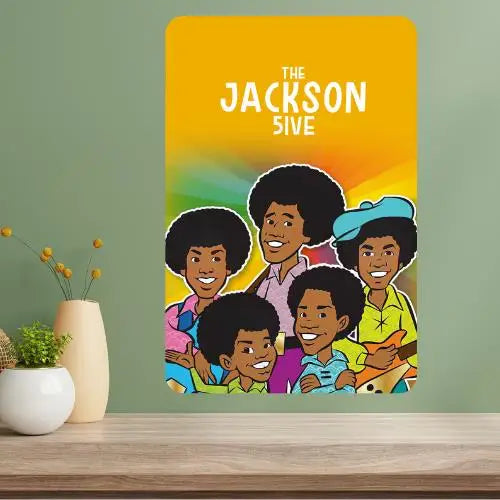 Jackson 5ive Classic TV Show Metal Poster Sign | Retro Wall Art Metal Wall Sign Axl aluminum sign aluminum 14x20cm