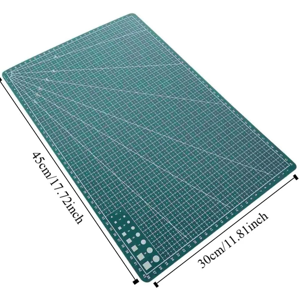 A3 PP Cutting Mat – Non-Slip Engraving & Patchwork Board Craft Cutting Mat Axl