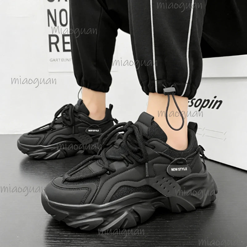 Men's Breathable Thick-Sole Casual Sneakers | All-Season Men's Casual Sneakers Axl