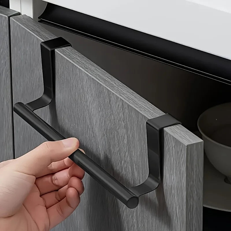 Punch-Free Door Hanging Towel Bar | Stainless Steel Rack Door Towel Rack Axl