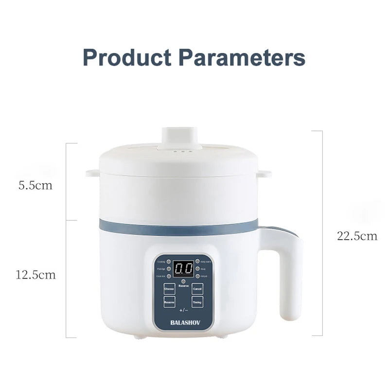 BALASHOV 1.7L Mini Electric Rice Cooker & Multicooker Steamer Electric Rice Cooker Axl