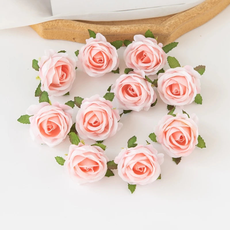 Silk Rose Artificial Flower Heads – Bulk 40/80 Pcs for Weddings Artificial Silk Flowers Axl color 1 80 pieces
