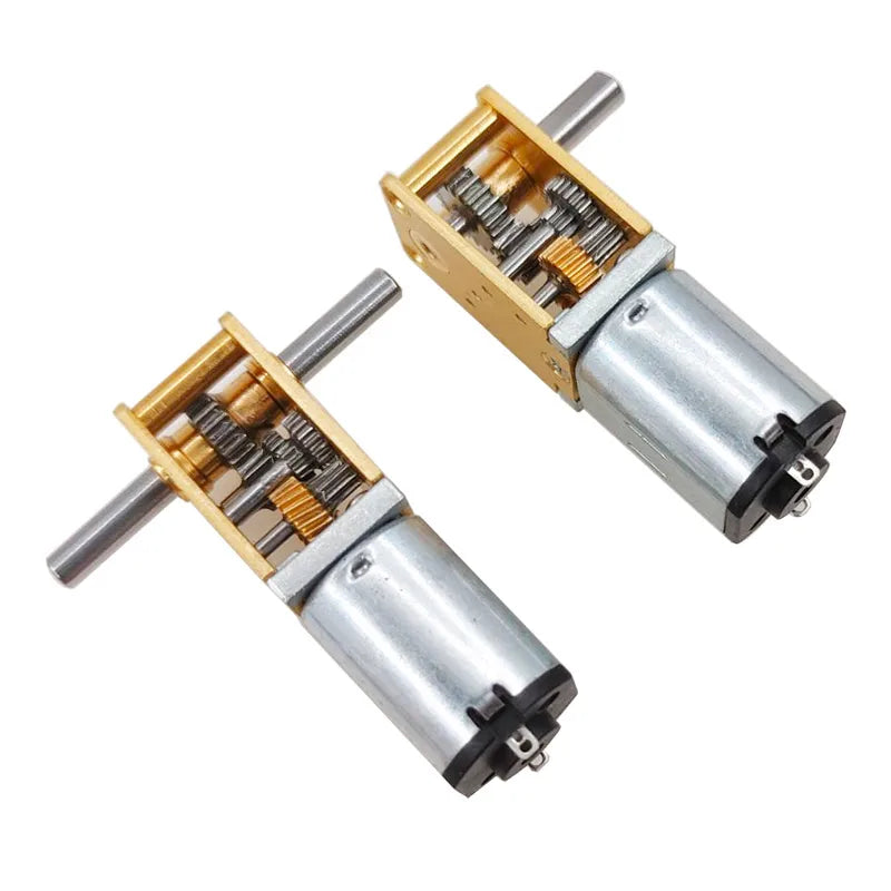 1218-N20 Self-Locking Worm Gear Miniature DC Motor 12V DC Gear Motor Axl 6V13rpm Single Axis