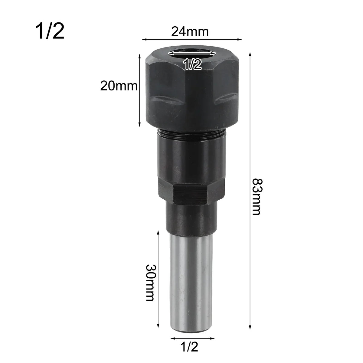Router Bit Extension Rod – 1/4", 8mm & 1/2" Shank | CNC Router Bit Extension Axl 12.7mm China Mainland