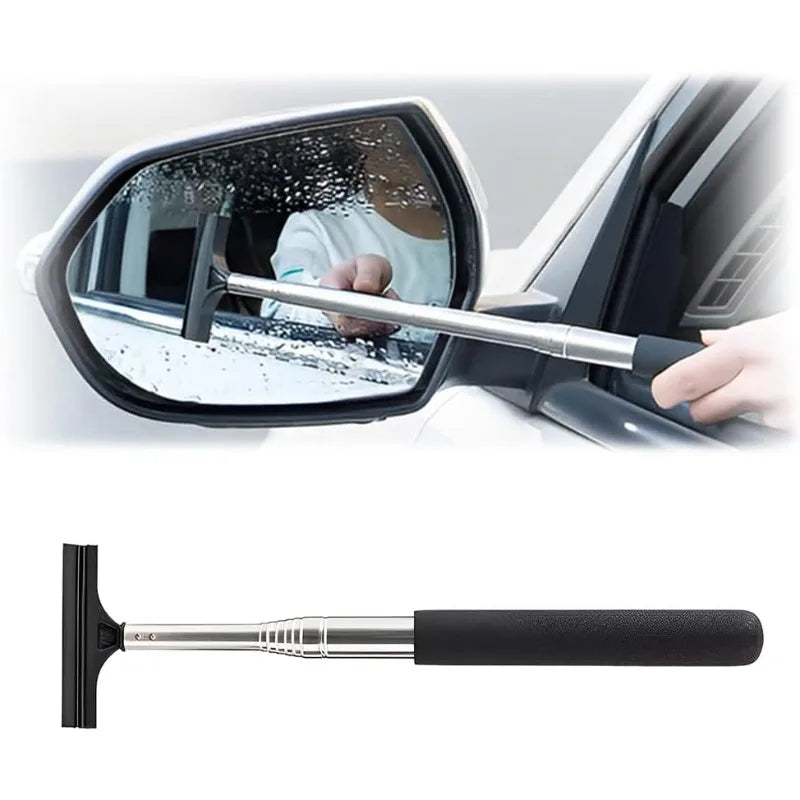 Telescopic Car Mirror Squeegee & Handheld Window Wiper Tool Car Cleaning Tool Axl