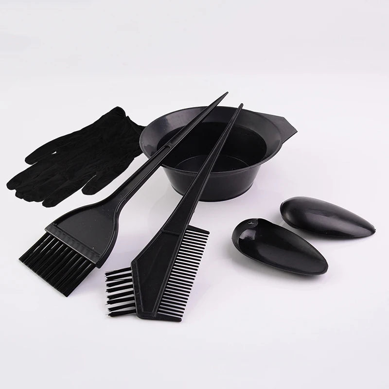 Hair Coloring Kit – Dye Comb, Bowl, Brush & Clips | 5/7/9 Pc Hair Coloring Kit Axl