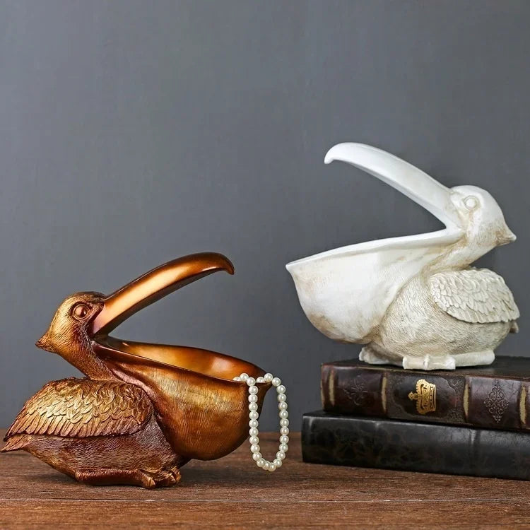 Pelican Bird Resin Desk Organizer | Novelty Home Storage Novelty Desk Organizer Axl