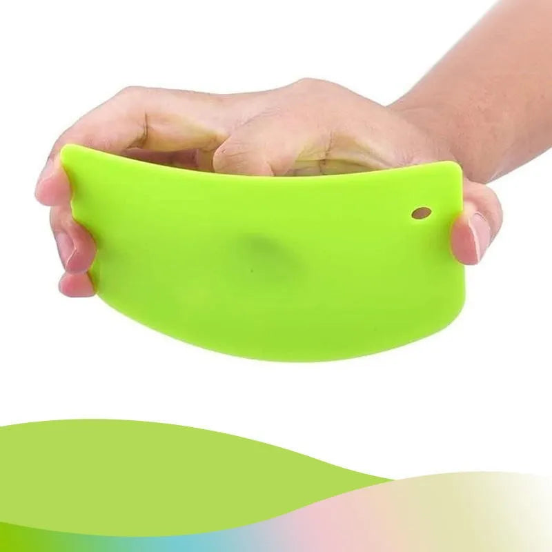 Dough Cutter & Bowl Scraper – Flexible Plastic Pastry Tool Dough Cutter Scraper Axl