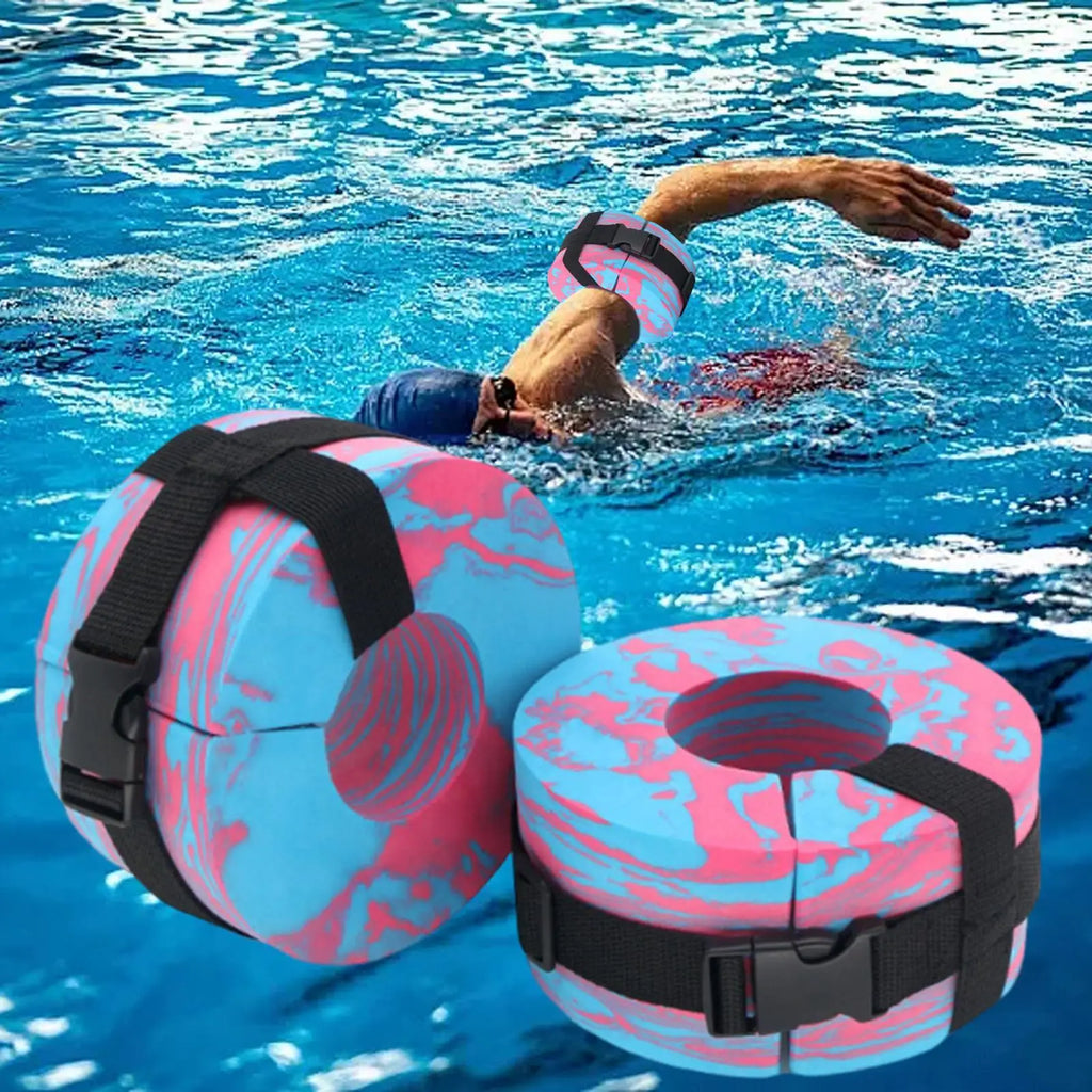 EVA Swim Cuffs – Adjustable Water Aerobics Float Ring for Adults Aquatic Float Cuffs Axl