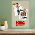 King of Comedy Classic Movie Metal Poster Sign | Retro Wall Art Metal Wall Sign Axl aluminum sign aluminum 14x20cm
