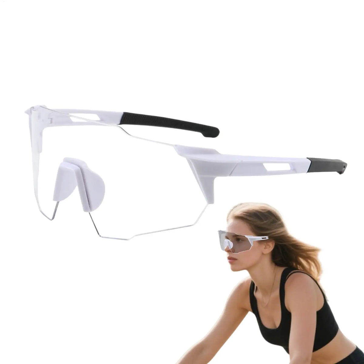 Photochromic Cycling Sunglasses UV400 Sports Eyewear Unisex Cycling Sunglasses Axl