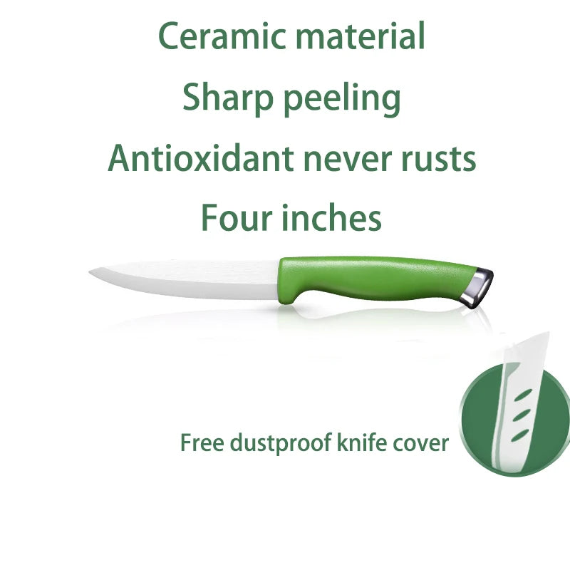 Ceramic Paring Knife – Sharp 15.5cm Fruit & Kitchen Knife Ceramic Kitchen Knife Axl 1pcs D