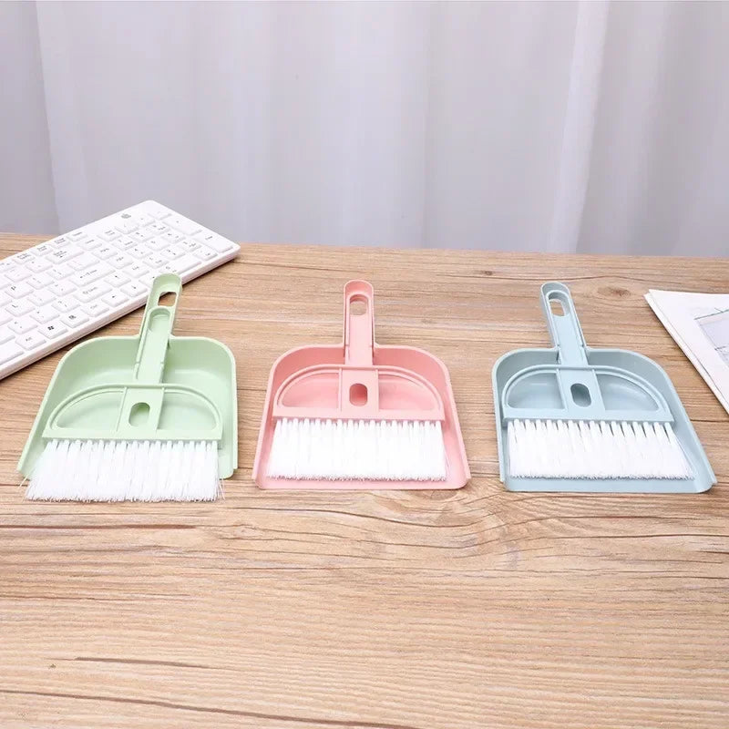Mini Broom & Dustpan Set – Pet Cage & Desktop Keyboard Cleaner Mini Broom Set Axl