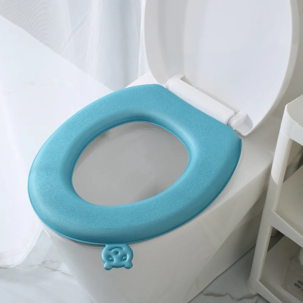 EVA Waterproof Toilet Seat Cover – Washable Universal Fit Toilet Seat Cover Axl