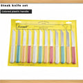 Stainless Steel Serrated Steak & Fruit Knife – Kitchen Knife Kit Steak Knife Kit Axl 1 Set 12PCS