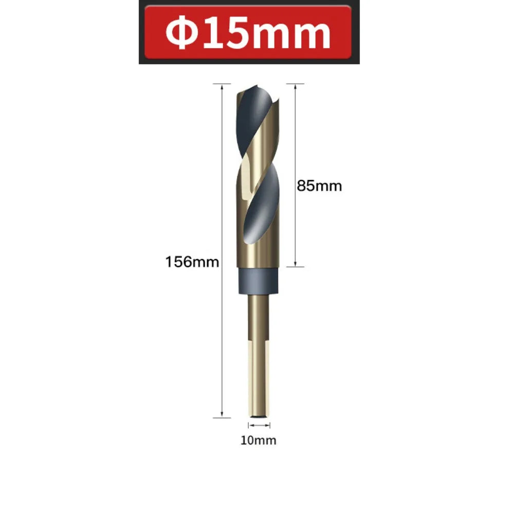 HSS Reduced Shank Twist Drill Bits for Metal & Steel – 156mm HSS Twist Drill Bit Axl 15mm