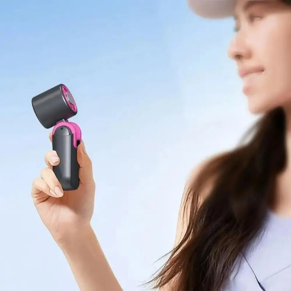 Compact Handheld Cooling Fan – USB Rechargeable Portable Handheld Cooling Fan Axl