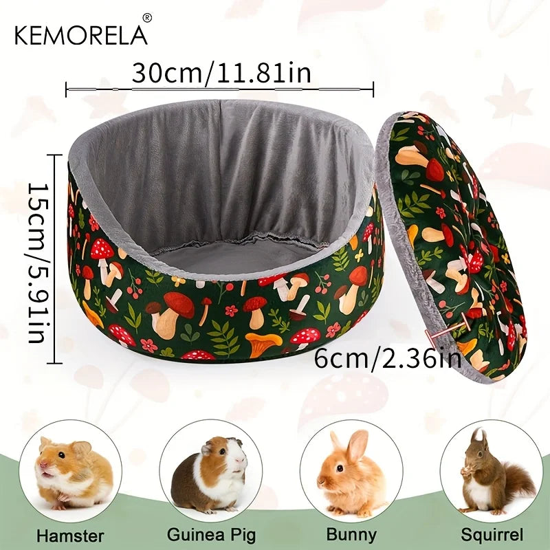 KEMORELA Guinea Pig Cuddle Bed – Soft Washable Cotton Pet Bed Small Pet Bed Axl