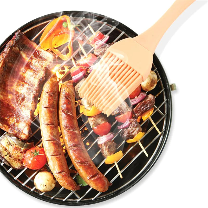 Silicone Basting Brush – Heat Resistant BBQ & Baking Tool Silicone Basting Brush Axl