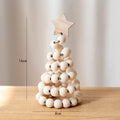 Nordic Wooden Bead Tree Desktop Ornament – Retro Home Décor Desktop Ornament Axl beige-1pc