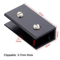 Aluminum Alloy Glass Corner Clips – L, T & Cross Angle Bracket Corner Fixing Clips Axl Style 1