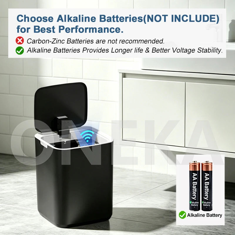 22L Smart Sensor Trash Can with Bag Retainer | Kitchen & Bath Smart Sensor Bin Axl